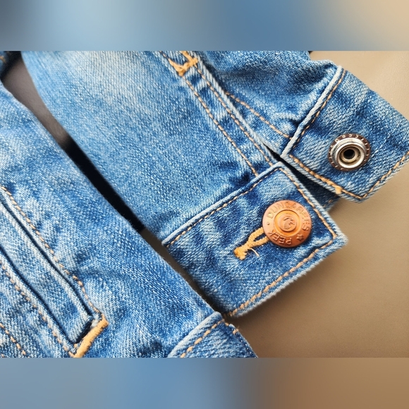 PEEK DUNGAROOS denim jacket girls size 18-24 Months - Picture 2 of 4